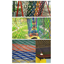 MFLASMF Rete di Sicurezza Protezione per Balcone Rete in Corda Nera, Rete di Sicurezza per Bambini Decorazione per Balcone da Esterno Rete di Protezione Rete per Asilo Scale Rete Anti-cadu