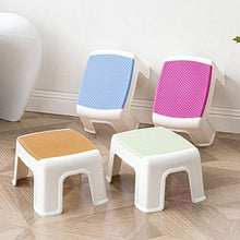 YUDIAN Sgabello Nuovo Sgabello per Uso Domestico Piccolo Sgabello Quadrato Piccolo Sgabello in plastica Ispessita Sgabello per Uso Domestico Sgabello Quadrato Moda Creativa Panca da Bagno Sedia da