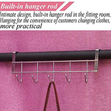 MAHFEI Camerino di Prova, Negozio di Abbigliamento per Camerini Spogliatoio Portatile Kit Tenda Spogliatoio Cornice Metallica Forte Portante per Centri Commerciali, Performance All'aperto