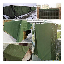 Telone impermeabile Impermeabile E Resistente alla pioggia canvas telone Camion incatramata spessa protezione solare esterna Isolamento termico Rainproof Parasole Panno ( Color : Green , Size : 2x2m )