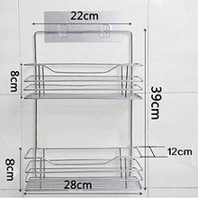 AINIYF Bagno Mensola da Bagno Doccia Organizzatore a Parete in Acciaio Inox Piazza Cesto Punch Torre Gancio Fence Drain (Dimensioni: 500x120mm)
