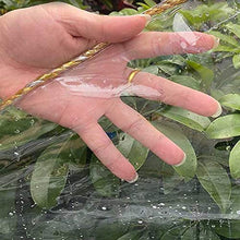LXHONG Telo Trasparente Resistente Impermeabile，Vetro in PVC Trasparente Impermeabile，Copertura di qualità Premium con Occhielli A Prova di Polvere Protezione Solare Telo da Giardino，Personalizzabile
