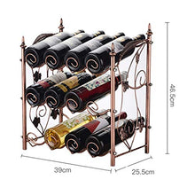 LHQ-HQ cremagliera del Vino cremagliera del Vino del Ferro Esposizione Domestica cremagliera Soggiorno Vino Bar Rack cremagliera a più del Vino della Bottiglia espositore da Tavolo battuto