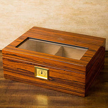 WangQ Scatola di sigari - Scatola di sigari in Legno di umidificatore Importato con Finestra di Legno di Cedro humidor (Color : A)
