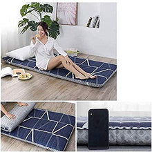 Materasso Giapponese Con Cuscino in Tatami Futon Giapponese Addensato, Tappetino, Cuscino Materasso, Antiscivolo Materasso Pieghevole Per Letto,B-180 * 200cm