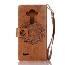 Bear Village® Cover per LG G4, Anti Graffio Custodia in Pelle con TPU Interno, Alta qualità LG G4 Cover con Chiusura Magnetica, Marrone