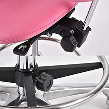 SXRDZ Scopare del salone di massaggio Sedia con schienale regolabile girevole idraulico a gas di sollevamento ergonomico Sgabello for saloni manicure tatuaggio di terapia di massaggio di bellezza salo
