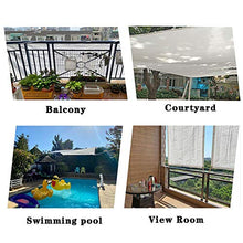 JIANFEI Balcone Frangivista Telo Privacy, All'aperto Giardino Protezione UV Panno Ombra Casa Tessere Maglia Protezione Copertina, 56 Dimensioni Personalizzabile (Color : White, Size : 1x10m)