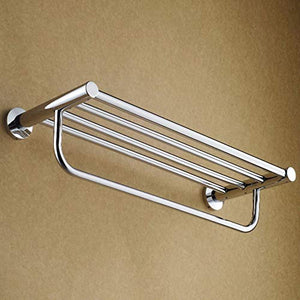 MBYW Portasciugamani Moderno Minimalista Portasciugamani Elegante per Il Bagno di Moda Portasciugamani in Acciaio Inox, mensola per Il Bagno, portasciugamani da Bagno, Ciondolo Hardware