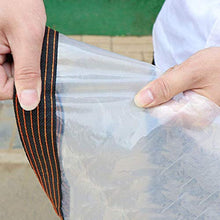 tendone da esterno impermeabile, 120 G / M² Telo Trasparente Resistente All'acqua Con Bordo Di Rinforzo E Occhielli Incorporati, Isolamento Vegetale, Tampone Contro L'umidità, Capanno(Size:2×3m/6×9ft)