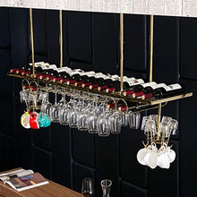 COLiJOL Portabottiglie da Vino da Soffitto Portabottiglie da Vino da Appendere Altezza Regolabile Appassionato Di Vino per Bar Cucina Club Rack,60 cm (23,6 Pollici),60 cm (23,6 Pollici)