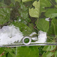 SHIJINHAO Telo Impermeabile Esterno,Telo Trasparente Impermeabile, Tettoia Pieghevole In Materiale PVC Con Occhielli Telo Antipioggia Antistrappo E Protezione Dal Vento Per Giardini Piante Da Serra, 3