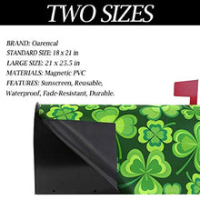 Clovers Shamrocks Happy St Patrick's Day - Copertura magnetica per giardino, cortile, decorazione per la casa, dimensioni standard, 53,3 x 45,7 cm