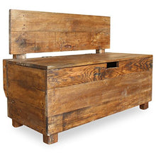 vidaXL Panca in Legno Massello di Recupero Panchina Baule Arredo Ingresso Casa