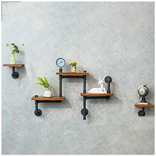Una partizione Retro Style Industrial Wall Mount Riferimento specifico Taglie Helphlr Parete ripiano del banco di Mostra di Legno Solido Legno di Pino + Legno (Size : #2)
