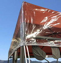 QUICK STAR Gazebo Cover Protettiva Pavillon 2 x 2 m Impermeabile Protezione dagli Agenti atmosferici Trasparente