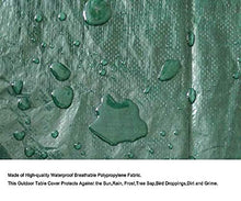 Laxllent Set di Copertura per Mobili da Giardino,Copertura Protettiva per Giardino da Esterno Impermeabile,Set di divani,Verde (Dia 190 x 70cm)