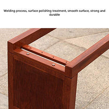 LXLH Panca da Giardino Panca da Giardino Panca da Giardino per terrazza in Metallo, Forte capacità portante/può ospitare 2-3 Persone, Sedia per Il Tempo Libero Anti-corrosione e antiruggine, ad