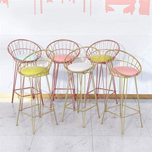 ZCY Mobili Soggiorno Sgabelli 17,7"/25,6" / 29,5"Sgabelli Imbottiti in Ecopelle | Sedia da Pranzo in Metallo Stile Moderno per Pub/ristoranti/cucine domestiche