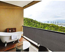 MISNODE - Copertura per schermo per balcone e privacy, protezione solare opaca, resistente alle intemperie, 90 x 5 m, per portico, terrazza, cortile, cortile, patio