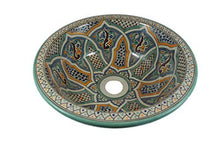 Mariah – Lavabo marocchino – Cerames | Lavabo da appoggio 41 x 16 cm | Lavabo da incasso marocchino per bagno WC ospiti