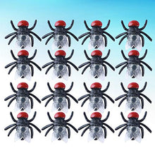 TOYANDONA 60Pcs Mosche False Giocattoli di Plastica Fly Scherzo Mosche Scherzo Giocattoli per Bomboniere Bomboniere (Nero)