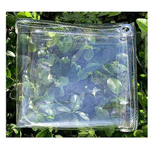 SHIJINHAO Telo Impermeabile Esterno,Telo Trasparente Impermeabile, Tettoia Pieghevole In Materiale PVC Con Occhielli Telo Antipioggia Antistrappo E Protezione Dal Vento Per Giardini Piante Da Serra, 3
