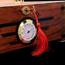 ZLMMY Humidor for sigari in Vetro - capacità 100 sigari ， Lacca Alta