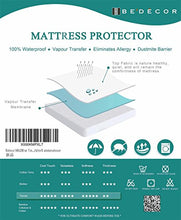 Bedecor Coprimaterasso Impermeabile Matrimoniale 160x200 in Tessuto Ecologico di 100% Tencel Lyocell, Proteggi Materasso con Angoli Elastici, Certificato, Traspirante, Confortevole