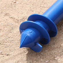BESTOMZ Base per ombrellone da avvitare 38cm (Blu)