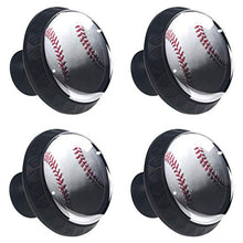 Baseball sportivo 4 PCS Pomelli per Porta, Pomolo per Mobile, Pomelli per Mobili con Viti, Maniglia per Armadietto, Pomelli per Porta, Pomelli per Cassetti per Porta, Armadio, Cassetto e Credenza
