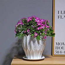 ZYLE Forma Modern Home Ceramica Vaso di Fiori in Vaso Verde Europea Lotus Flower Style