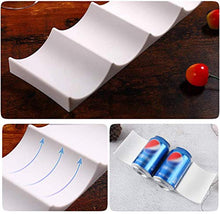 SoundZero 2pcs portabottiglie in plastica Stile Europeo, Portabottiglie da Tavolo per Frigorifero, 4 Ripiani portavino impilabili per 10 Bottiglie, Ideale per Cucina, Frigorifero (Bianca+Grigio Scuro