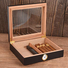 Scatola per Sigari Armadietto per Sigari Humidor per Sigari Scatola per Sigari Accessori per Sigari Legno di Cedro nella Configurazione del Processo di Verniciatura da Forno L'umidificatore può