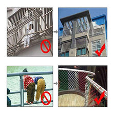 WaiMin Scala for bambini Rete antisfondamento Balcone Rete anticaduta Decorazione murale Rete Rete anti-gatto Rete for uccelli Rete di sicurezza for costruzioni Rete for recinzioni Rete bianca 100x100