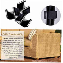 Ohomr Clip Couch Sofa Connect Clamps 4,25 Centimetri Mobili di plastica Clip per Giardino Patio Mobilio Decorazione Domestica 10PCS