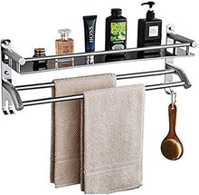 HYJMJJ Great Coat Ganci, Bagno Rack Mensola da Bagno in Acciaio Inox 304 mensola Angolo Bagno Rettangolare Bagno mensola a Muro impiccagione Tieni la Grande Vita.