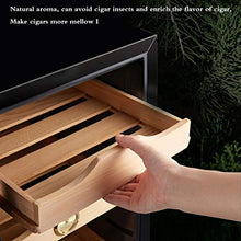 Umidificatori Humidor Armadio di Controllo Elettronico Dell'umidità del Frigorifero Domestico Mobile Portasigari in Legno Massello di Cedro Armadio per Sigari Idratante A Temperatura Costante Cabinet