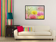 HQQ Cassettone Dipinto a Mano, tavolino retrò Domestico, Armadio di stoccaggio in Legno massello, 44.2x36.2x85cm