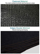 Telo Ombreggiante, Tessuto Parasole 95% Tessuto Parasole con passacavi for Copertura pergola, Nero (Size : 4m x 5m)