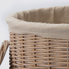 Cestini di Stoccaggio Vestiti Snack Giocattoli Cestino Bin Naturale Vite di Salice Tessitura A Mano Camera da Letto Soggiorno TG,Large