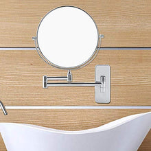 Specchio da toeletta a LED, specchio a parete, specchio ingranditore 10x da 7,87 pollici Specchio girevole da 360 gradi doppio lato rotondo specchio girevole Specchio da barba pieghevole da bagno Spe