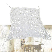 AWCPP Camo Netting Shading Net Camouflage Net Net | Decorazione Di Reticolato Ombra, Pieghevole Facile da Traspirante | per Camping Photography Jungle, Bianco,6 * 8M.