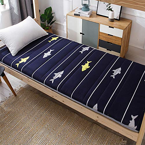 Materassi futon, pieghevole morbido morbido in stile giapponese singolo e doppio materasso tatami per dormitorio per studenti, camera da letto, soggiorno, spessore 5 cm,D,120*200cm/47*79inch