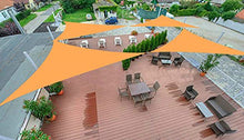 Laxllent Vela Ombreggiante, Triangolo Tendalino Parasole in Poliestere con Protezione Contro Il Sole 96.5% UV Impermeabile per Giardino Esterno Patio Party con Corda Libera
