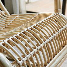 winter Sedia a Dondolo all'aperto, Naturale Realizzato a Mano Tutto Meteo in Rattan Glider Rocker, Patio Leisure Lounge Sdraiatrice, per Prato Inglese, Giardino, Balcone