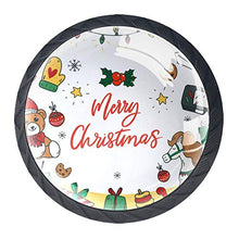 Set di 4 maniglie rotonde per armadio da cucina, credenza, cassettiera, cassettiera, con viti, per cucina, comò, armadietto, bagno, armadio