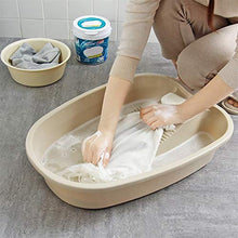 Fangfang Household Lavanderia Bacino con Washboard Spessore plastico Lavabile lavabo di Creativo Integrato Bambino Lavabo Mx12271440 (Color : Khaki)