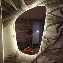 Specchio retroilluminato a LED/Specchio da Barba per Bagno/Specchio a Tutta Lunghezza con Illuminazione a LED a Parete/Anti-Appannamento Senza Cornice 600X930mm