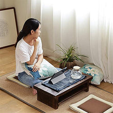 Tavolo da picnic all'aperto Tavolino Tavolino Tavolini Tatami Giapponese Tatami Tavolo da esterno Picnic Capacità di carico 230kg (Colore, Brown, Dimensioni, 60 * 35 * 20 cm), Brown, 80 * 39 * 28 cm B